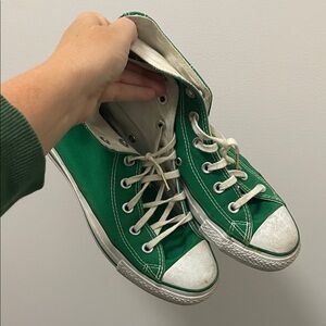 Converse Green High-Top Sneakers